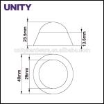 Stainless Steel Flush Bolt Door Accessories for Fire Door Easy Installation