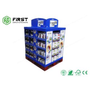 Matt Finish E Flute Cardboard Pop Displays ODM / OEM