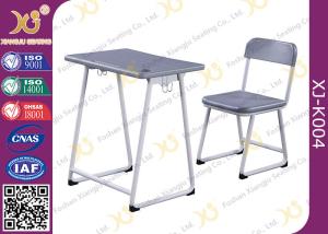 China Height Fixed HDPE Table And Chair Set For Student / College Furniture factory