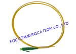 Flame Resistant Fiber Optic Pigtail LC / APC SM G.655 LSZH Jacket For Telecom