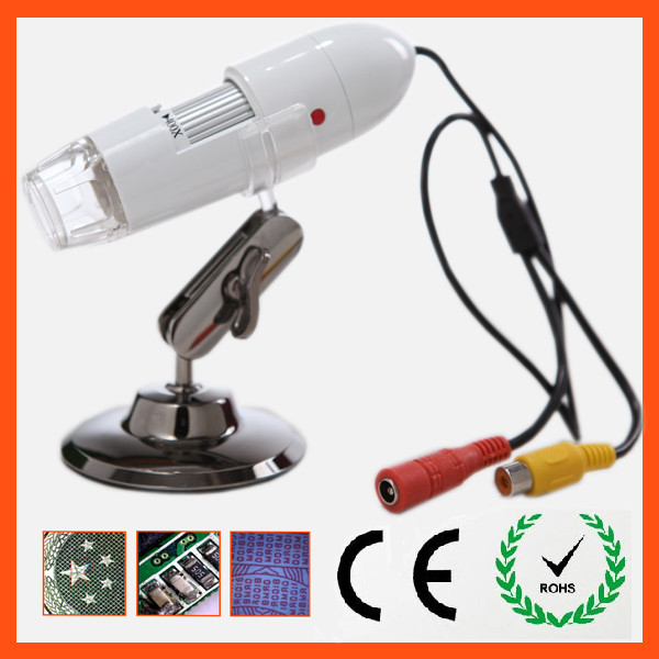 China 25X-400X AV Handheld Digital Microscope factory