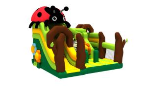 China Commercial Grade Inflatable Ladybug Bouncer Jumping Castle Inflatable Combo factory