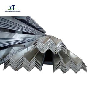 China ASTM DIN GB Galvanized Steel Angle 100x100x10 Non Deformation Smooth Surface factory
