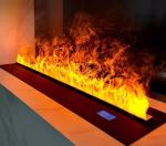 Electric Fireplace With Thermostat Controlled Indoor Warmth