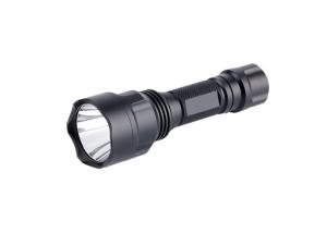 China Professional Aluminum Rechargeable Tactical LED Flashlight 5W 220Lm factory