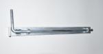 Long Galvanized heavy duty Door bolts DL609, lock for door Size: 18" and 24"