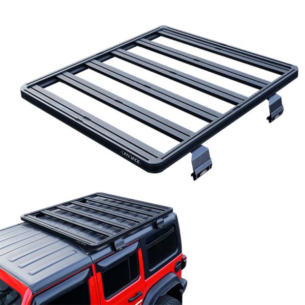 Black Aluminum Alloy Roof Rack for Jeep Wrangler JL The Must-Have Off-Road