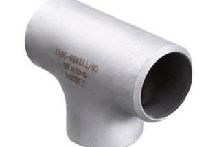 China Sch160 2 Inch Butt Weld Seamless Pipe Fittings , Stainless Steel Pipe Tee factory