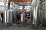 Pure Water Purification And Bottling Equipment Single Layer Sugar Mixing /