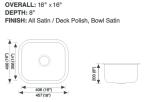 Four tap hole stainless steel sink with single bowl and stain polish for america