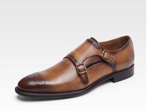 China Luxury Wingtips Brogue Oxford Shoes , Men Casual Formal Shoes For Wedding factory