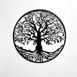 Wall Decor Tree Cutouts Rusty Metal Garden Ornaments Low Maintenance Custom