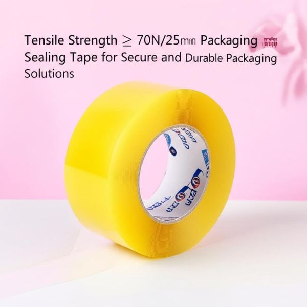 China Tensile Strength ≥ 70N/25mm BOPP Packaging Sealing Tape for Secure and Durable Packaging Solutions factory