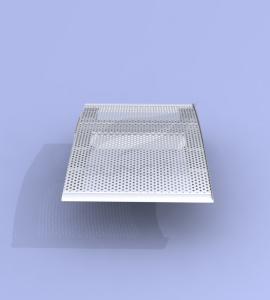 China Aeroscreen Aluminum Louvered Skylights , Skylight Louvres Building Sun Shade factory