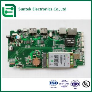 China Turnkey PCB Assembly with 1.0mm/1.6mm/2mm/4mm Thickness 0.1mm Hole Min. and 1-Year Warranty on sale