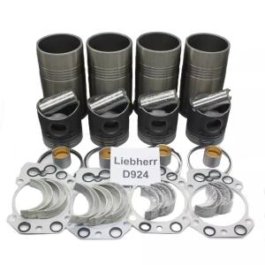 China OEM Diameter D924TI-E D926TI-E D924 Steel Piston Sleeves for Liebherr Excavator Diesel Engine Cylinder Liner Seal Kit factory