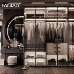 Custom Dressing Room Walk In Bedroom Closet Storage Cabinet Combination Floor To