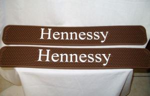 China Custom design Logo Embossed Soft Pvc Bar Mat factory