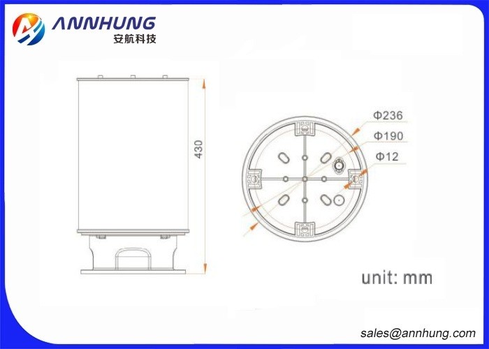 High-intensity Type A L856 Aviation Obstruction Light FAA Standard