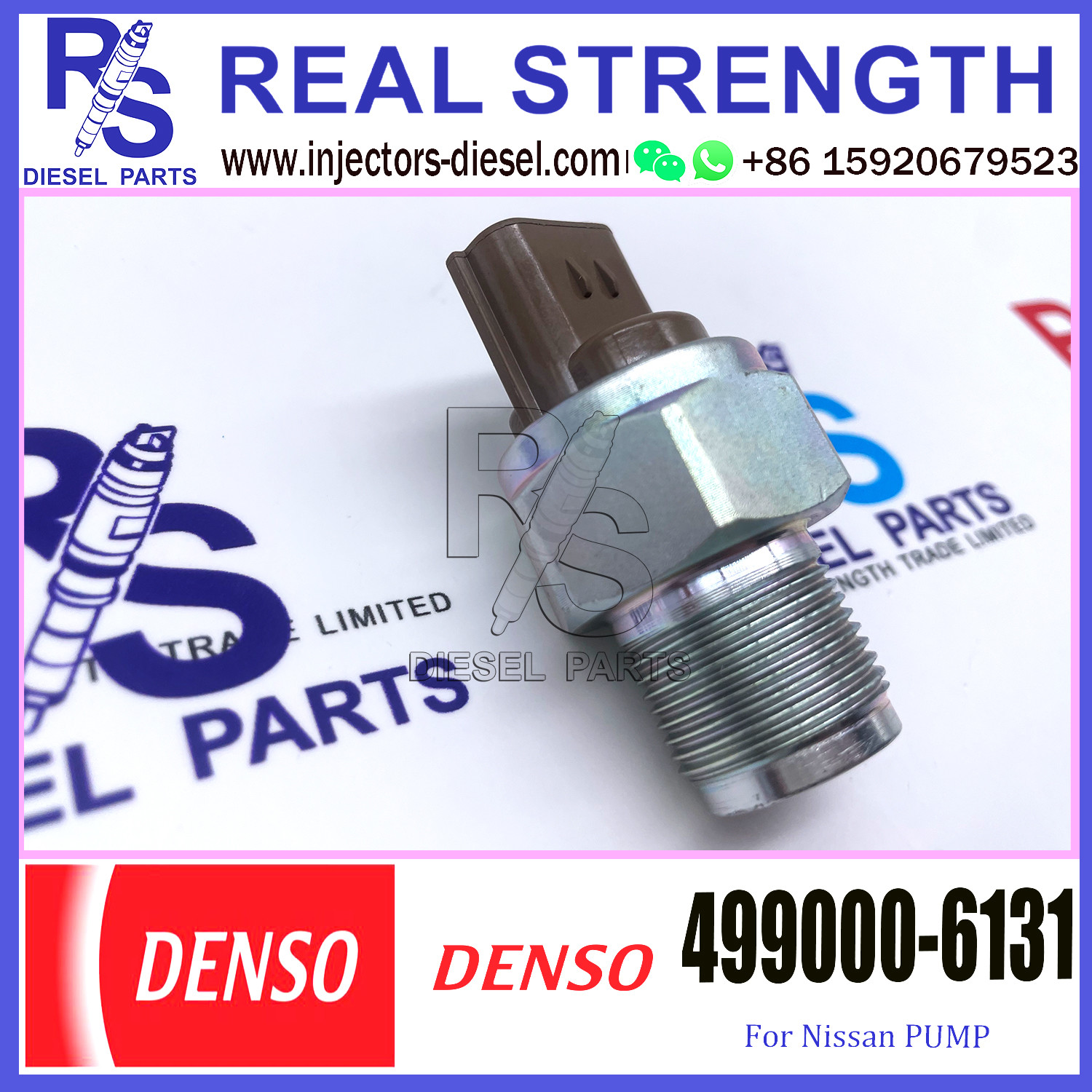 Fuel Common Rail Pressure Regulator Sensor 8981197900 499000-6131 499000-6130