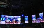 SMD2121 800W Indoor Advertising LED Display P4 Die - Casting Aluminum Cabinet