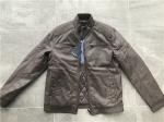 Warmth Mens PU Jacket Chocolate Color , Pleather Biker Jacket TW71195