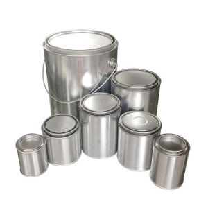 Custom Tins Cans 100ml Round Metal Paint Tins Cans With Lids