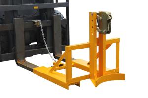 China drum lifter forklift attachment , vertical drum lifter for machine maintenance factory
