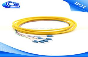 China LC Jacket UPC APC Single Mode Fiber Pigtails , 50 / 125um Multimode Fiber Pigtail factory