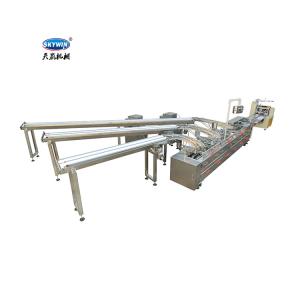 China Automatic Cream And Jam Filling Sandwich Biscuit Machine With Packaging factory