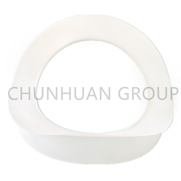 China White Anti Aging Shape Solid Pure PTFE Envelope Gasket factory