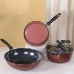 Non Stick Multifunctional Kitchen Cast Iron Cookware Set With Bakelite Handle