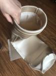 High Temperature Filter Bag 1000 Degree High Silica Fabric Bag