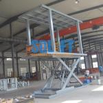 3T 2.5M Double Deck Car Parking System Hydraulic Car Lifts For Home Garages Car