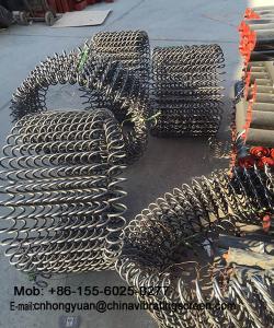 China provide all kinds of screw conveyor flights components auger flighting factory