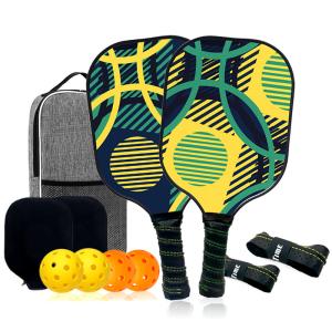 China Pickleball Paddles Carbon Fiber Honeycomb Pickleball Racquets USAPA Approved Graphite Pickleball Kit factory