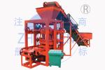 QT4-25 Cement Hollow Block Making Machine , Hydraulic Paver Block Making Machine