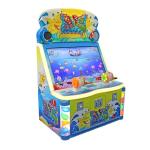Two Players Fishing Game Machine With Colorful LED Lights Wood + Acrylic
