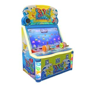 China Two Players Fishing Game Machine With Colorful LED Lights Wood + Acrylic Material factory