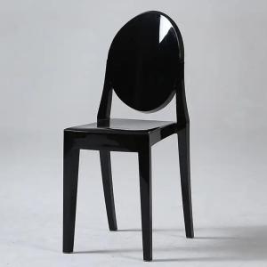 China Nordic Plastic Chiavari Chairs Polypropylene Acrylic Black Chiavari Chair factory