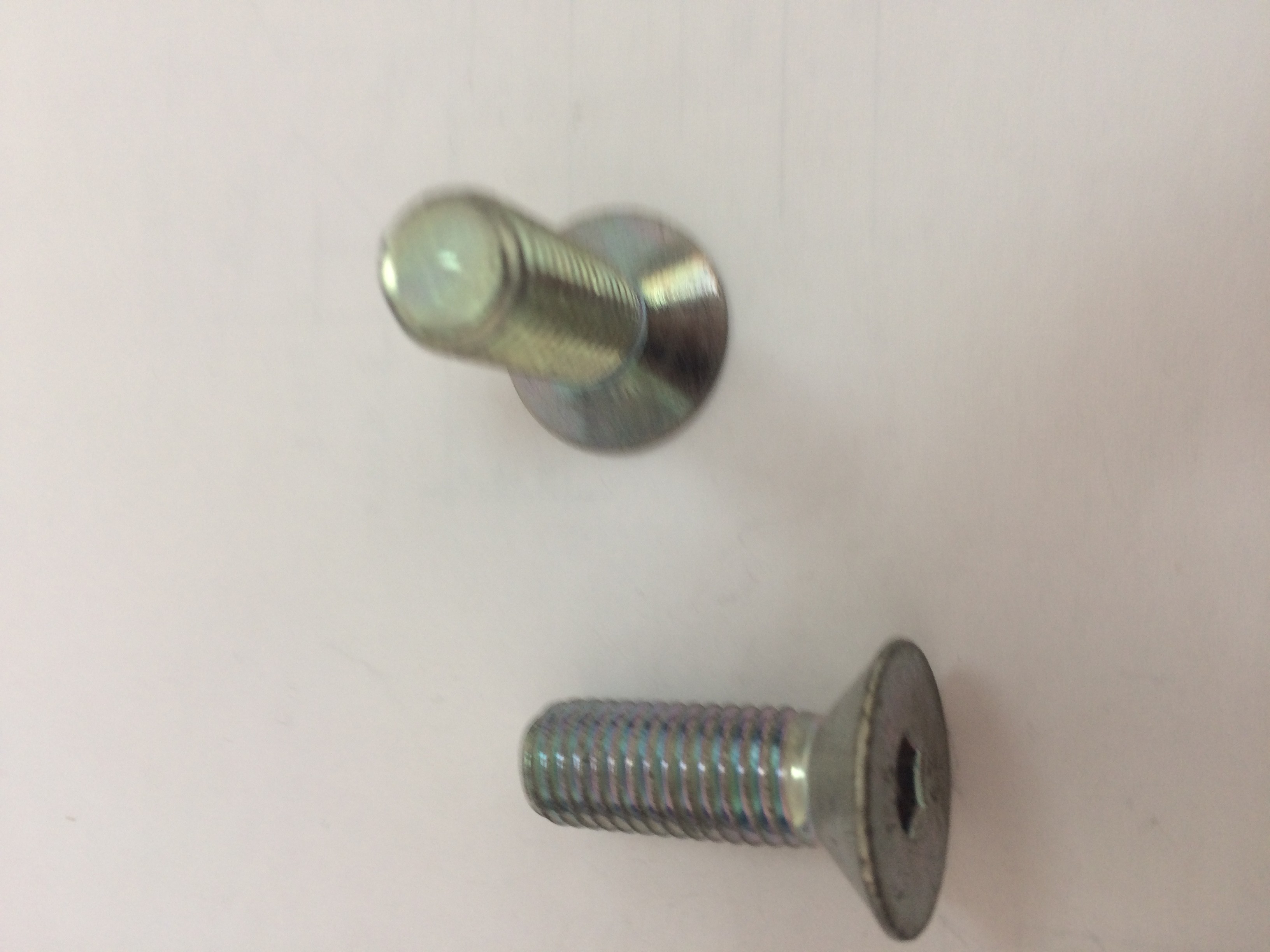 Grade 10.9 Carbon Steel Zinc Plated M16 Socket Drive Flat Head Machine Screws Coutersunk Head Screws