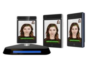 China Infrared Thermometer Temperature Screening Kiosk With Facial Recognition 10 Inch factory