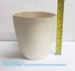 Alumina Al2o3 Ceramic Crucible High Alumina Material Glass Melting Crucible For