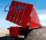 Steel 3 Axles 30ton Hydraulic Cylinder Dump Trailer Tripping Truck Cargo Semi