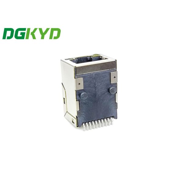 China DGKYD911B031AB2A7S057 Ethernet Pcb Rj45 Jack Connector With LED  SMD factory