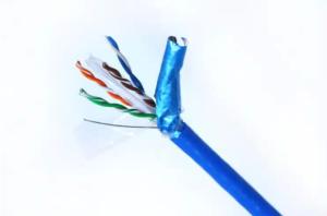 China CAT6 SFTP Ethernet Cable PVC Jacket Copper Conductor for High-Speed Data Transfer factory