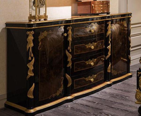 Barcelona 2 Door 4 Drawer Sideboard Oak Designer Sideboard For Living Room