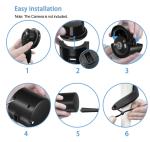 Indoor Flexible Camera Gooseneck Mount Silicone 175g For Nest Attach