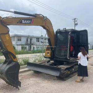 China used mideum size excavator used sany 75c/secodn hand sany 75c on sale factory
