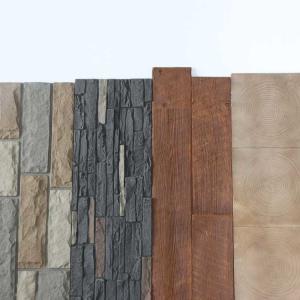 China Faux Pu Stone Wall Panel Mushroom Fireproof 3mm 1220 * 2440mm factory